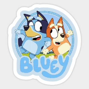 BLUEY - LEGO STYLE Sticker